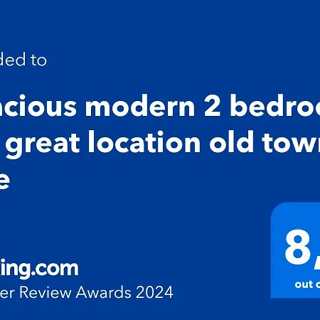 Apartamento Spacious Modern 2 Bedroom Flat Great Location Old Town +